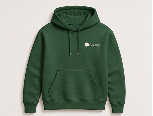 Forest Green Hoodie — Front View